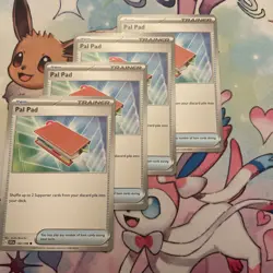 4x Pokemon TCG Pal Pad 182/198 - Scarlet & Violet Base Set SVI Playset Trainer - Image 1