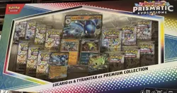 Pokemon TCG Prismatic Evolutions Lucario Ex + Tyranitar Ex Premium Collection - Image 1