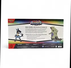 Pokemon TCG Prismatic Evolutions Lucario Ex + Tyranitar Ex Premium Collection - Image 3