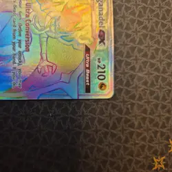 Pokemon Carr Naganadel GX 249/236 Unified Minds Rainbow Secret Rare - Image 3