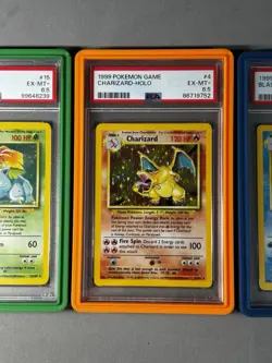 PSA 6.5 Pokemon Base Set Charizard, Blastoise & Venusaur Holo Super Low Pop! VTG - Image 4