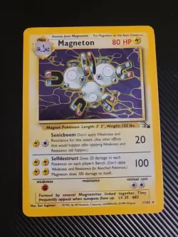 Magneton - 11/62 - Holo Rare Fossil Set TCG Vintage WoTC- Pokemon LP - Image 1