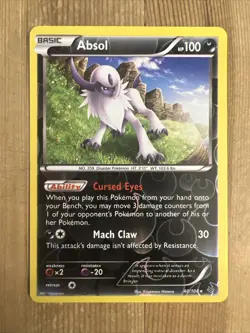 Pokemon TCG Absol 40/108 Reverse Holo Rare XY Roaring Skies VLP - Image 1