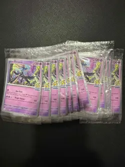 Pokemon Asia Exclusive Mega Evolution Xerneas Promo Stamped 064/132 Sealed - Image 3