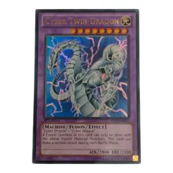 Cyber Twin Dragon SDCR-EN037 1st Edition Ultra Rare Yu-Gi-Oh Good - Image 1