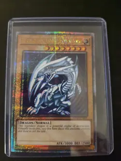 QCR Blue-Eyes White Dragon Quarter Century Secret Rare Yugioh NM TCG MP24-EN001 - Image 4