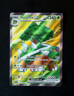 Pokemon Card TCG - Torterra EX 185/162 - Temporal Forces - Ultra Rare - NM ⭐ - Image 1