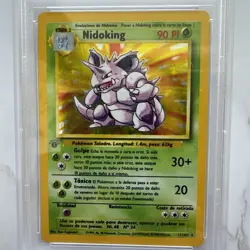 Pokemon card 1999 spanish nidoking-holo 1st edition PSA Graded 5 - Image 3
