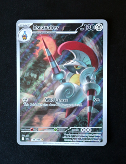 Pokemon Card - Escavalier 138/086 Black Bolt English - Illustration Rare - NM ⭐ - Image 1