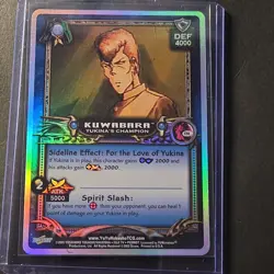 Yu Yu Hakusho TCG Kuwabara Yukinas Champion C54 Rare Foil Card LP - Image 1