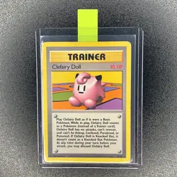 🔥 Clefairy Doll 70/102 🔥 Original Non Holo Rare Base Set Pokemon Card Trainer - Image 1