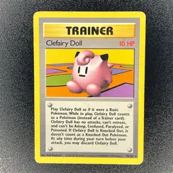 🔥 Clefairy Doll 70/102 🔥 Original Non Holo Rare Base Set Pokemon Card Trainer - Image 2