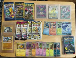 Pokemon Card Lot Maushold 226/193 Breakpoint - Pikachu & Error Cards - Image 1