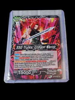 Dragon Ball Super Card Game - SSG Trunks, Crimson Warrior BT16-097 - Image 1