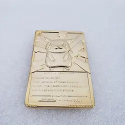 Pikachu 1999 Pokeman 23K Gold Plated Burger King Promo Trading Card - Image 4