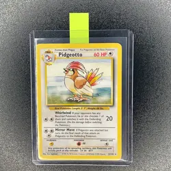 🔥 Pidgeotto 22/102 🔥 Original Non Holo Rare Base Set Pokemon Card WOTC 1999 - Image 1