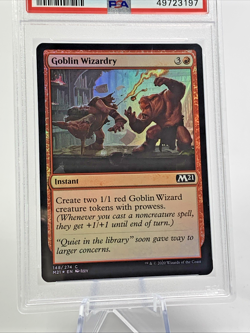 PSA 9 FOIL - GOBLIN WIZARDRY - Core Set 2021 - MTG Magic the Gathering Card Slab - Image 3