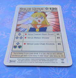 Sailor Moon CCG Ultra Rare Card #156 Venus Holo Foil Premiere 2000 Dic Dart - Image 2