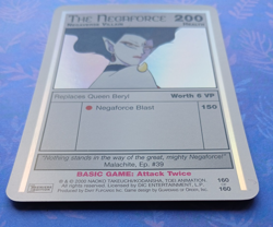 Sailor Moon CCG Ultra Rare Card 160 The Negaforce Holo Foil Premiere 2000 Dic - Image 2