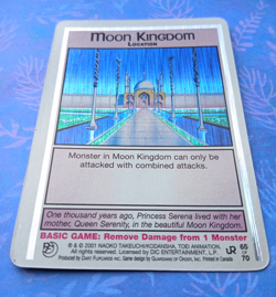 Sailor Moon CCG Ultra Rare Card #65 Moon Kingdom Holo Foil Past & Future 2001 - Image 1