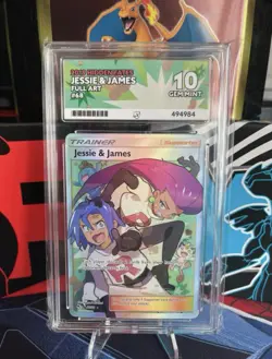 Pokemon TCG Jessie James Full Art Rare Card 68/68 Hidden Fates Ace 10 - Image 1