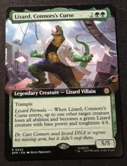 Lizard, Connors's Curse - Extended Art - SPM - MTG - EN - NM - 0265 - Image 1