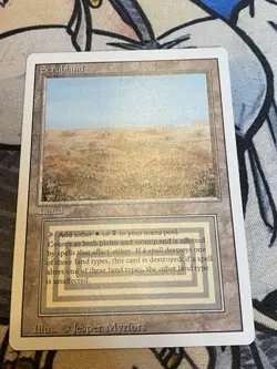 MTG Scrubland Revised Edition Dual Land LP-NM Condition - Image 1