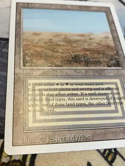 MTG Scrubland Revised Edition Dual Land LP-NM Condition - Image 3