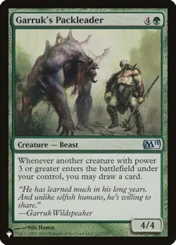 Garruk's Packleader - Light Play MTG The List - Image 1