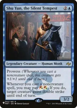 Shu Yun, the Silent Tempest - Light Play MTG The List - Image 1