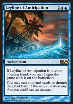 Leyline of Anticipation - Light Play MTG Magic 2011 Core Set - Image 1