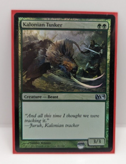 MTG Kalonian Tusker Magic 2014 182/249 Foil Uncommon NM - Image 1