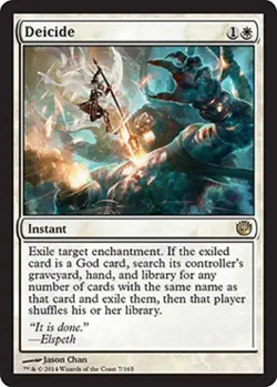Deicide - Light Play MTG Journey into Nyx - Image 1