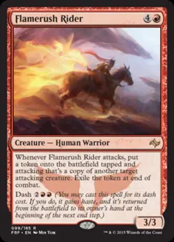 Flamerush Rider - Light Play MTG Fate Reforged - Image 1