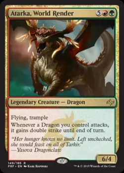 Atarka, World Render - Light Play MTG Fate Reforged - Image 1