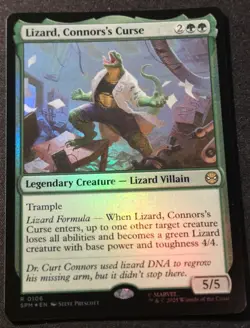 Lizard, Connors's Curse - Foil - SPM - MTG - EN - NM - 0106 - Image 1