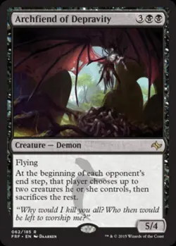 Archfiend of Depravity - Light Play MTG Fate Reforged - Image 1