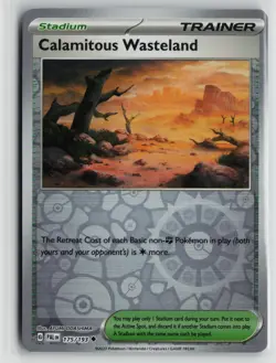 Pokemon TCG Paldea Evolved Calamitous Wasteland x1 NM Reverse Holo 175 - Image 1