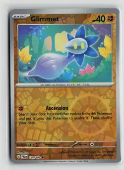 Pokemon TCG Paldea Evolved Glimmet x1 NM Reverse Holo 124 - Image 1