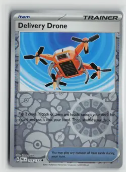 Pokemon TCG Paldea Evolved Delivery Drone x1 NM Reverse Holo 178 - Image 1