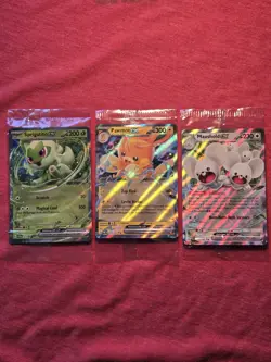Pokemon Paldea Adventure Chest Promo: Sprigatito SVP087 Pawmot Maushold - Sealed - Image 1