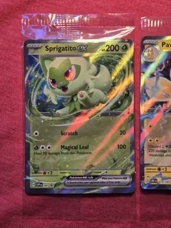 Pokemon Paldea Adventure Chest Promo: Sprigatito SVP087 Pawmot Maushold - Sealed - Image 2