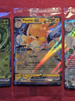Pokemon Paldea Adventure Chest Promo: Sprigatito SVP087 Pawmot Maushold - Sealed - Image 3