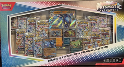 Pokemon Prismatic Evolutions Lucario EX and Tyranitar EX Premium 2 packs see 📸 - Image 1