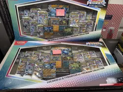 Pokemon Prismatic Evolutions Lucario EX and Tyranitar EX Premium 2 packs see 📸 - Image 3