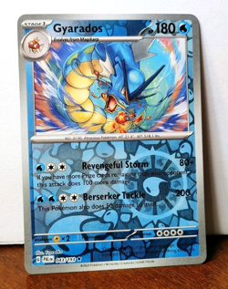 POKEMON GYARADOS 043/193 REVERSE HOLO RARE PALDEA EVOLVED LP-NM - Image 1