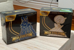 Pokemon Mega Evolution Elite Trainer Box ETB Set of 2 In Hand SEALED (1 each) - Image 1