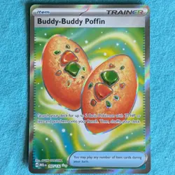 Buddy-Buddy Poffin - 167/132 Mega Evolution - Full Art Secret Rare Pokemon - NM - Image 1