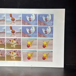 1999 Pokemon Snap Japanese Nintendo N64 Sticker Art Photo LAWSON Sheet Pikachu - Image 3