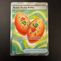Buddy Buddy Poffin 167/132 Ultra Rare Pokemon Mega Evolution Base MINT - 2 - Image 1